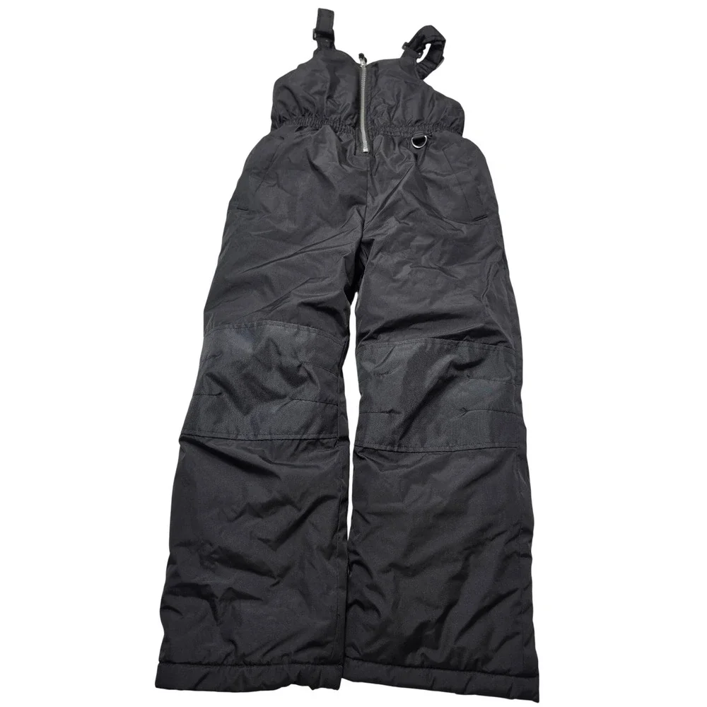 Ixtreme Outfitters Kids Black Insulated Snow Bibs Size 8 XO918119 Ski Pants